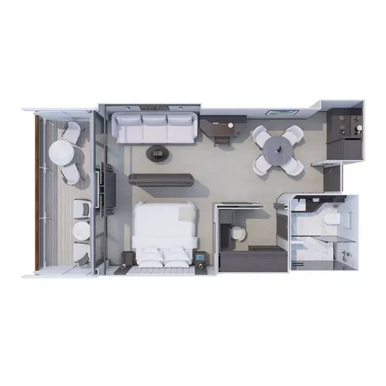 Deluxe Penthouse, plánek - Explora I