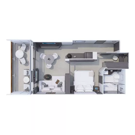Premier Penthouse, plánek - Explora I