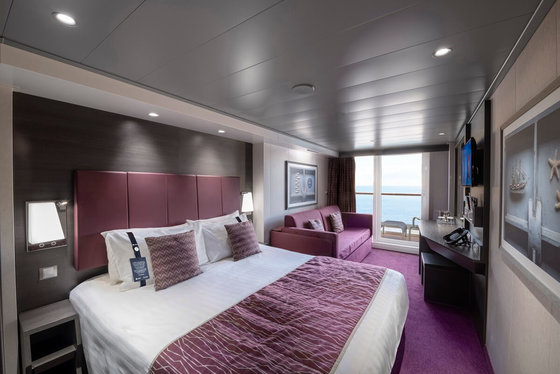 Štvorlôžková kajuta s balkónom – MSC Meraviglia