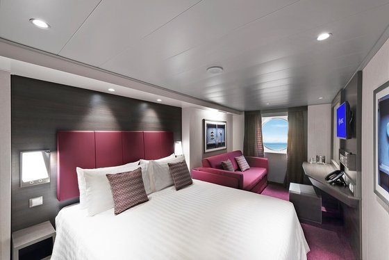 Štvorlôžková kajuta s oknom – MSC Meraviglia
