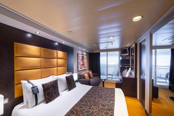 Kajuta Deluxe s balkónom s obmedzeným výhľadom - MSC Preziosa