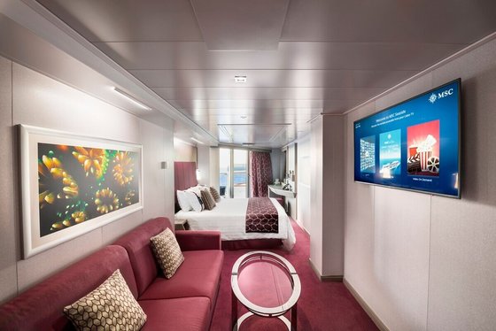 Apartmá Premium Suite Aurea s vírivkou (SLW) – MSC Seaview