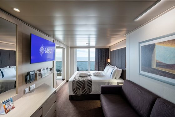 Kajuta Premium Aurea s balkónom (BGA) – MSC World Europa