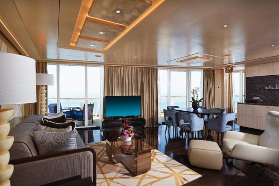 The Haven Deluxe Owner's apartmá, obývací část - Norwegian Bliss