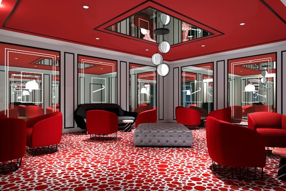 Social Red Room - Norwegian Encore