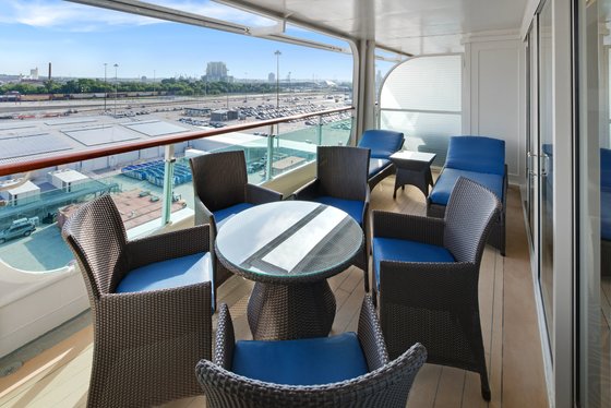 Royal Suite, balkon - Grandeur of the Seas