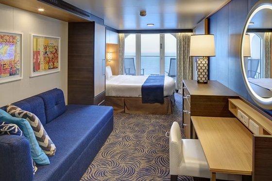 Prepojiteľná kajuta s balkónom (CB) – Odyssey of the Seas