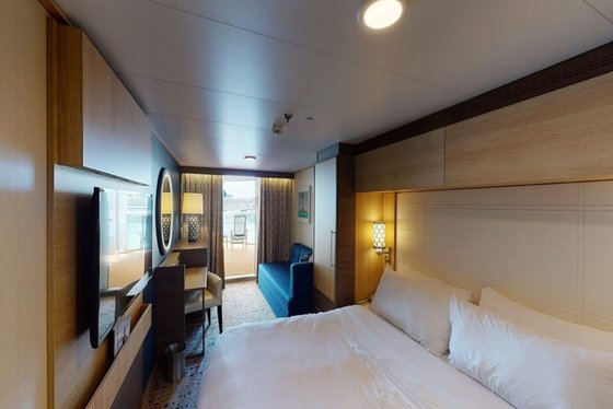 Kajuta s veľkým balkónom (1C, 2C) – Odyssey of the Seas