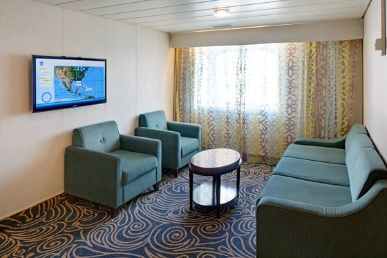 Apartmá s výhledem, obývací část - Rhapsody of the Seas