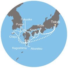 Japonsko, Južná Kórea, Indie na lodi Costa neoRomantica