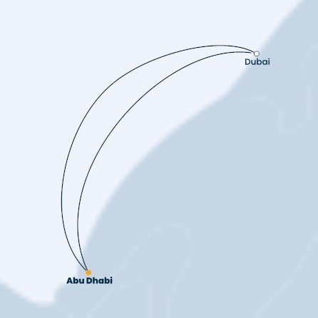 Spojené arabské emiráty z Abu Dhabi na lodi Costa Toscana