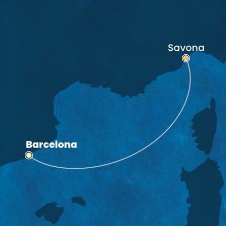 Španielsko, Taliansko z Barcelony na lodi Costa Fascinosa