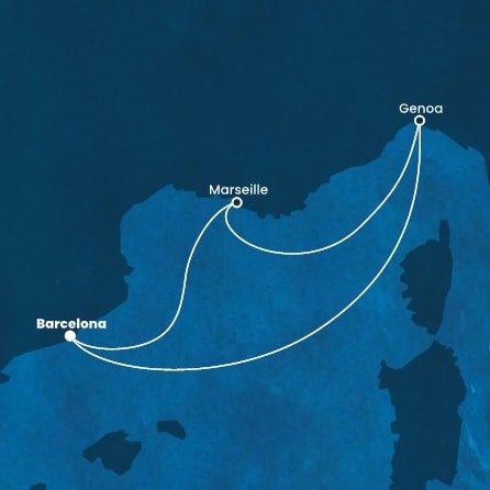 Španielsko, Francúzsko, Taliansko z Barcelony na lodi Costa Favolosa Španielsko, Francúzsko, Taliansko z Barcelony na lodi Costa Favolosa