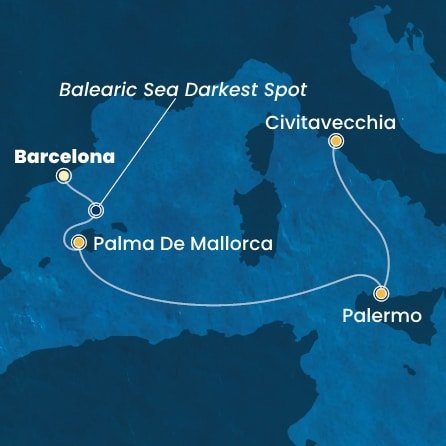 Španielsko, Taliansko z Barcelony na lodi Costa Smeralda Španielsko, Taliansko z Barcelony na lodi Costa Smeralda