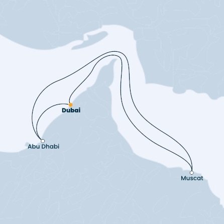 Spojené arabské emiráty, Omán z Dubaja na lodi Costa Toscana