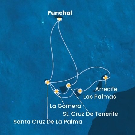 Portugalsko, Španielsko z Funchalu na lodi Costa Fortuna