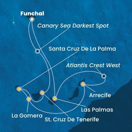 Portugalsko, Španielsko,  z Funchalu na lodi Costa Fortuna