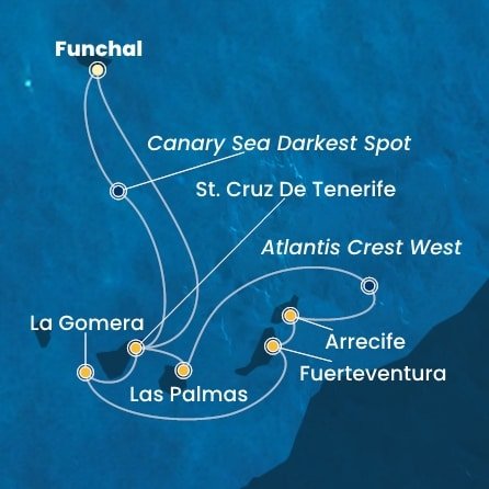 Portugalsko, Španielsko z Funchalu na lodi Costa Fortuna