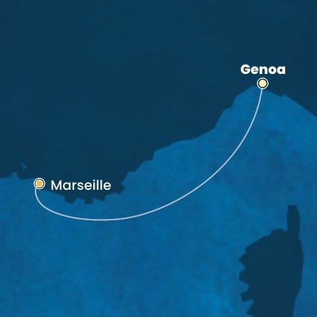 Taliansko, Francúzsko z Janova na lodi Costa Toscana