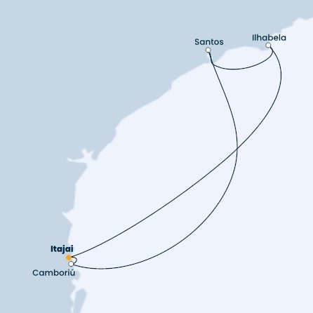 Brazília na lodi Costa Favolosa