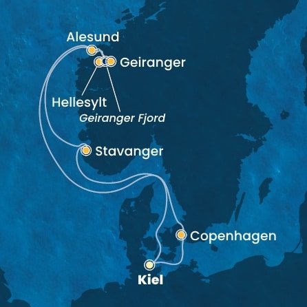 Nemecko, Dánsko, Nórsko z Kielu na lodi Costa Diadema Nemecko, Dánsko, Nórsko z Kielu na lodi Costa Diadema