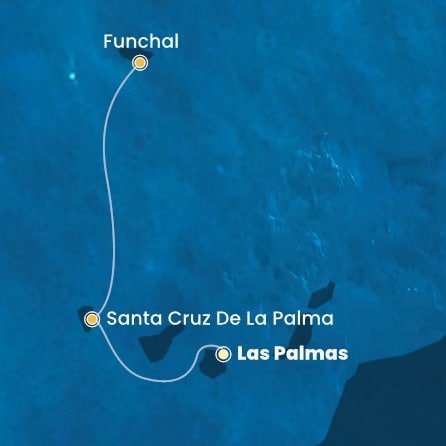 Španielsko, Portugalsko z Las Palmas na lodi Costa Fortuna