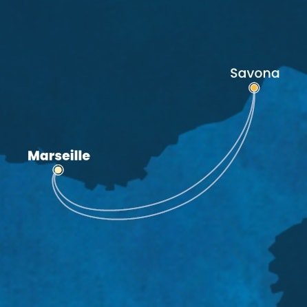 Francúzsko, Taliansko z Marseille na lodi Costa Pacifica