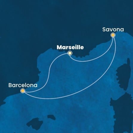 Francúzsko, Taliansko, Španielsko z Marseille na lodi Costa Diadema Francúzsko, Taliansko, Španielsko z Marseille na lodi Costa Diadema