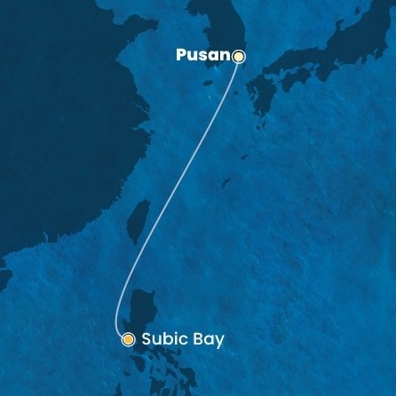 Južná Kórea, Filipíny na lodi Costa Serena