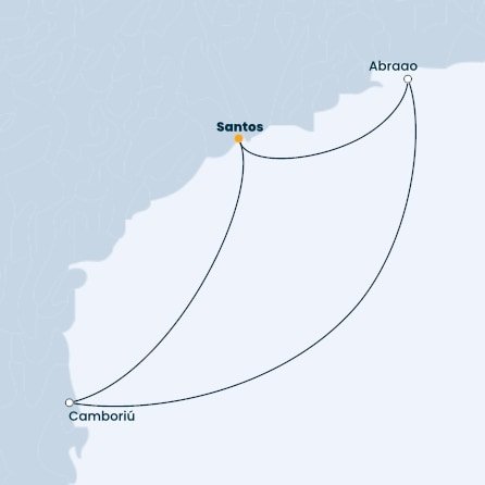 Brazília zo Santosu na lodi Costa Favolosa