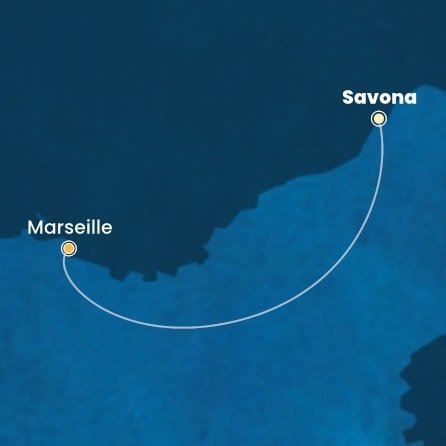 Taliansko, Francúzsko ze Savony na lodi Costa Fascinosa