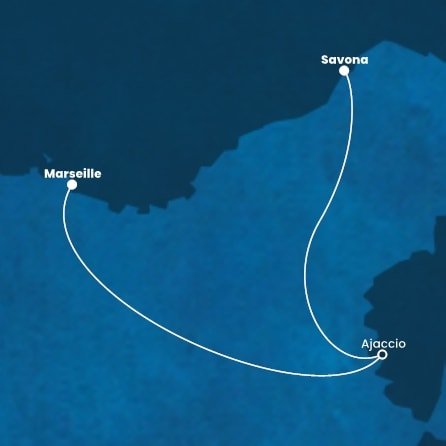 Taliansko, Francúzsko zo Savony na lodi Costa Toscana