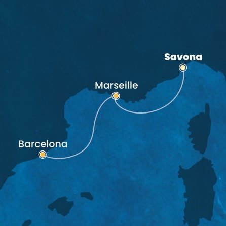 Turecko, Grécko, Malta, Taliansko, Španielsko, Francúzsko z Istanbulu na lodi Costa Fortuna