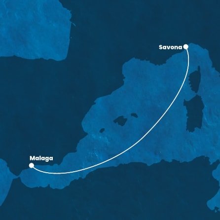 Taliansko, Španielsko zo Savony na lodi Costa Diadema