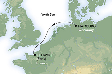 Nemecko, Francúzsko z Hamburgu na lodi MSC Preziosa