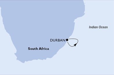 Juhoafrihoafrická republika, z Durbanu na lodi MSC Sinfonia