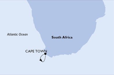 Juhoafrická republika z Kapského Mesta na lodi MSC Musica