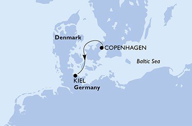 Dánsko, Nemecko z Kodaně na lodi MSC Fantasia