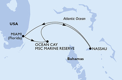 USA, Bahamy z Miami na lodi MSC Magnifica