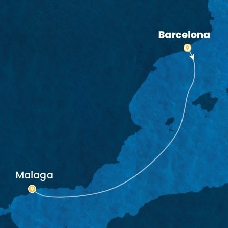 Španielsko z Barcelony na lodi Costa Favolosa