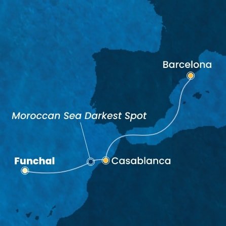 Portugalsko, Maroko, Španielsko z Funchalu na lodi Costa Fortuna