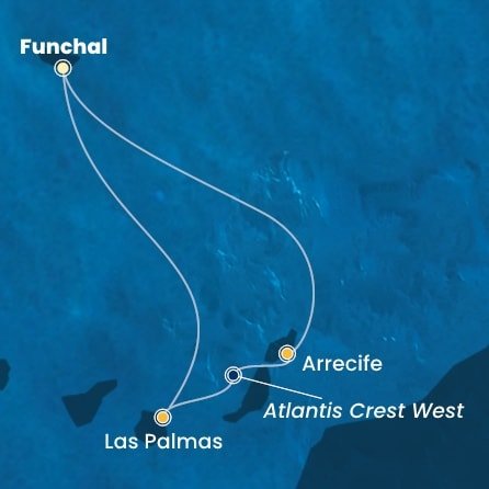Portugalsko, Španielsko z Funchalu na lodi Costa Pacifica