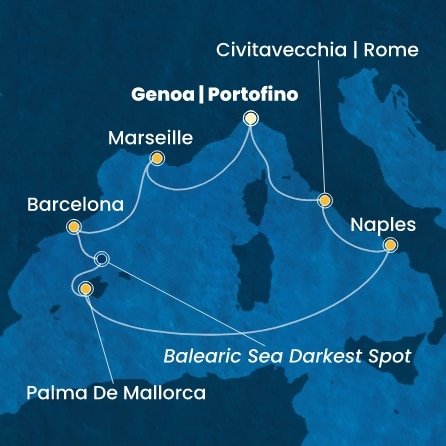 Taliansko, Francúzsko, Španielsko z Janova na lodi Costa Toscana