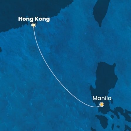Čína, Filipíny z Hong Kongu na lodi Costa Serena