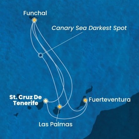Španielsko, Portugalsko z Tenerife na lodi Costa Smeralda