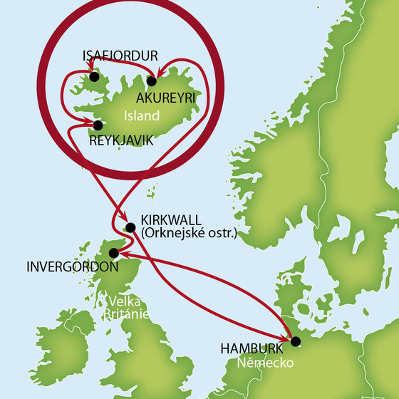 Neobjavené kúzlo Islandu z Hamburgu na lodi MSC Preziosa