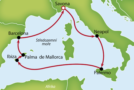 Za spoznávaním historického Talianska a temperamentného Španielska na palube lodi Costa Fascinosa