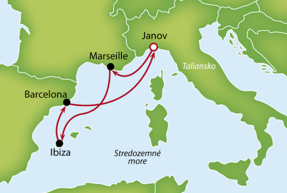 Malý okruh po západnom Stredomorí so sprievodcom