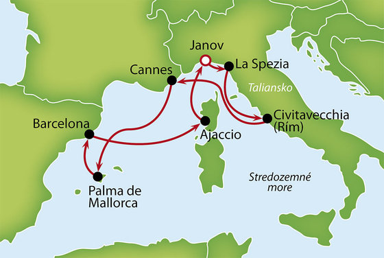 Krížom krážom nádherným Stredomorím na lodi MSC Seaview