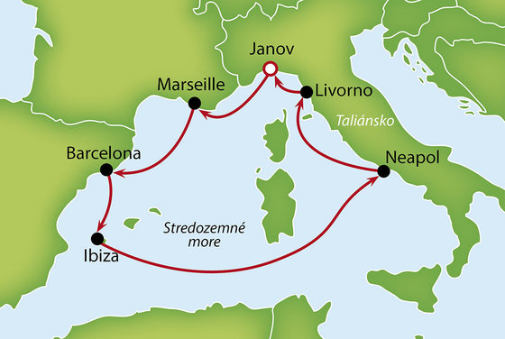 Západné Stredomorie so zastávkou na Ibize na palube luxusnej výletnej lode